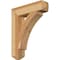 Ekena Millwork Thorton Craftsman Rough Sawn Bracket, Western Red Cedar, 4"W x 18"D x 22"H BKT04X18X22THR04RWR - alternate 1